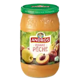Dessert fruitier pomme pêche ANDROS, 730g