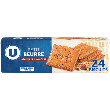 Petit Beurre aux pépites de chocolat  paquet de 200g