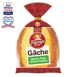 Gâche au beurre frais LA FOURNEE DOREE, 500g