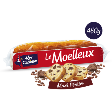 Moelleux maxi pépites de chocolat KER CADELAC 460G