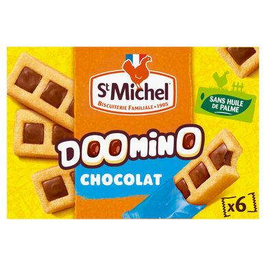 Gâteaux Doomino chocolat - ST MICHEL - x6 - 180g