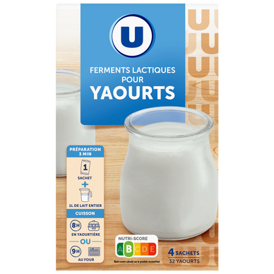Ferments lactiques pour yaourts, 8g