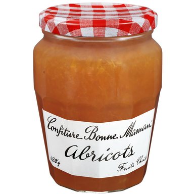Confiture d'abricots BONNE MAMAN, pot familial de 680g