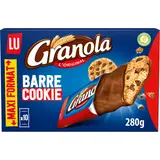 Biscuits barre cookie aux pépites de chocolat GRANOLA LU - Format Familial, Boîte 10 sachets, 280g