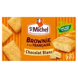 Brownies chocolat blanc - ST MICHEL - x8 - 240g