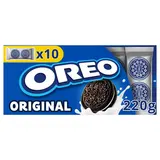 Biscuits fourrés saveur vanille OREO Original - Paquet de 20 biscuits,220g