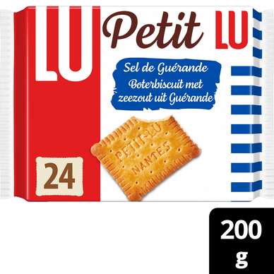 Biscuits céréaliers au beurre et sel de Guérande, Petit Lu, LU, 200g