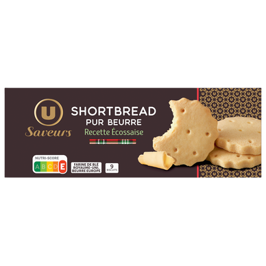 Gâteaux Shortbread pur beurre , 150g