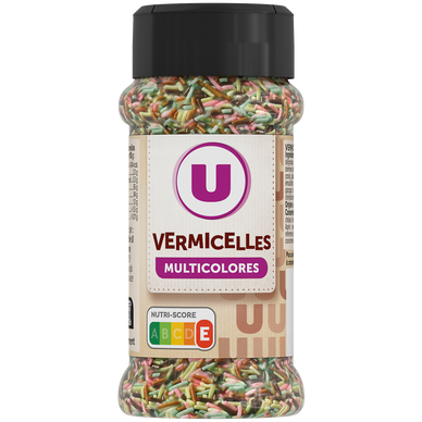 Vermicelles multicolores  flacon de 60g