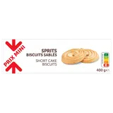 Biscuits sablés sprits PRIX MINI - 400g