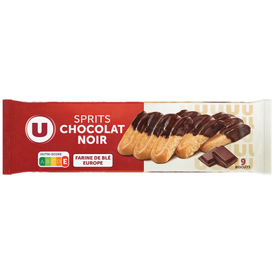 Gâteau Sprits au chocolat au noir paquet de 150g