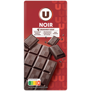 Chocolat noir supérieur U, 100g