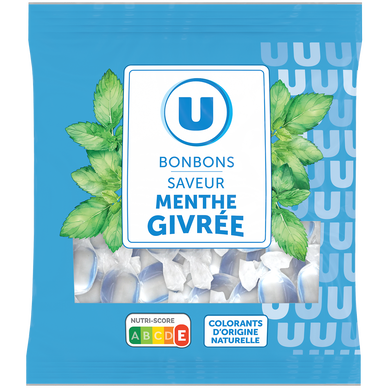 Bonbons à la menthe givrée  sachet de 250g