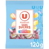 Bonbons Tutti frutti sans sucres à l'extrait de stévia 120g