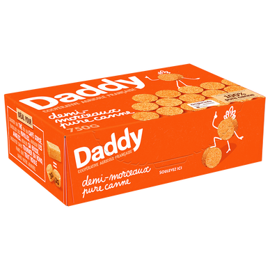 Sucres demi rond pure canne DADDY, boîte 750g