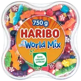 Assortiment de bonbons world mix HARIBO, boîte de 750g