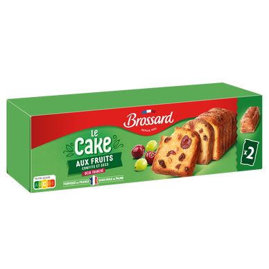 Cake aux fruits BROSSARD, 500g