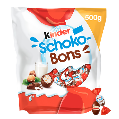 Oeufs chocolat Schokobons KINDER, sachet de 500g