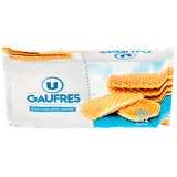 Gaufres fourrées goût vanille  300g