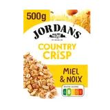 Céréales country crisp miel & noix JORDANS 500g