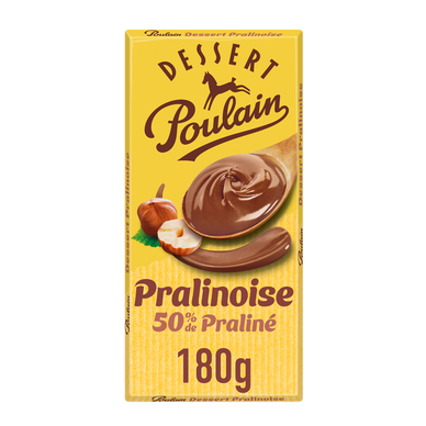 Tablette Chocolat Noir Pralinoise à patisser POULAIN - 180g