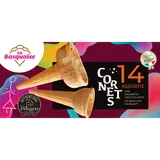 Cornets à glace assortis LA BASQUAISE, 14 unités, 50g