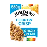 Céréales Country Crisp au chocolat au lait JORDANS, 550g