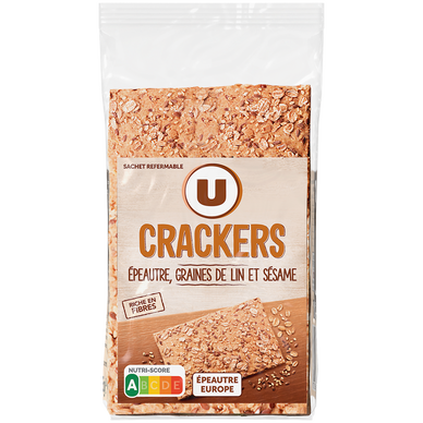 Crackers épeautre - paquet de 175g