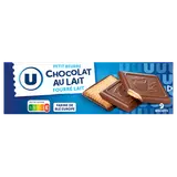 Biscuits petit beurre fourrés au lait nappés chocolat au lait - Paquetde 150g