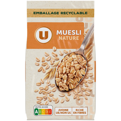 Céréales Muesli nature, 400g