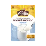 Ferments lactiques pour yaourt maison nature VAHINE 4x4g 16g