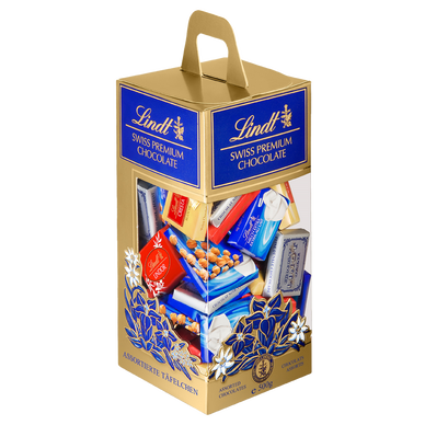 Assortiment Chocolat Napolitains assortis LINDT, tubo de 500g