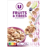 Céréales fruits et fibres U boîte de 500g
