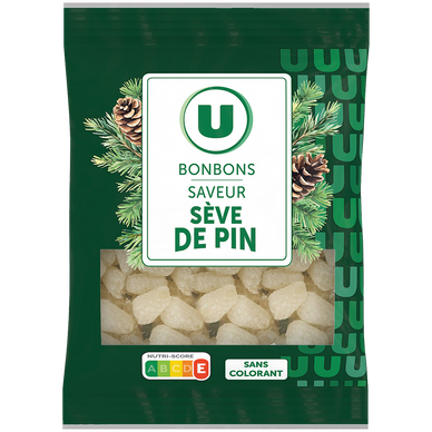 Bonbons sève de pin  sachet de 250g