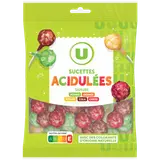 Sucettes acidulées fruit/cola 180G