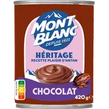 Crème dessert chocolat MONT BLANC, boîte héritage 420g