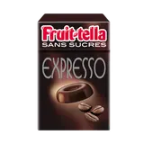 Bonbons sans sucre goût expresso FRUIT-TELLA, boîte de 49g