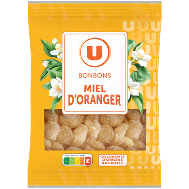 Bonbons au miel d'oranger  sachet de 250g