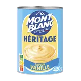 Crème saveur vanille MONT BLANC, boîte héritage 420g