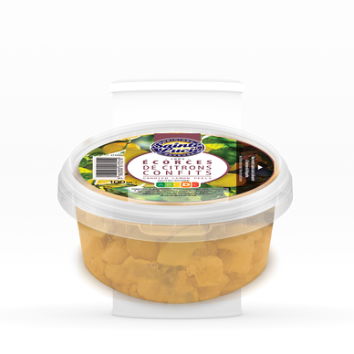 Lamelles de citron confites SAINTE LUCIE, 100g
