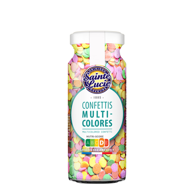 Confettis multicolores SAINTE LUCIE, 50g