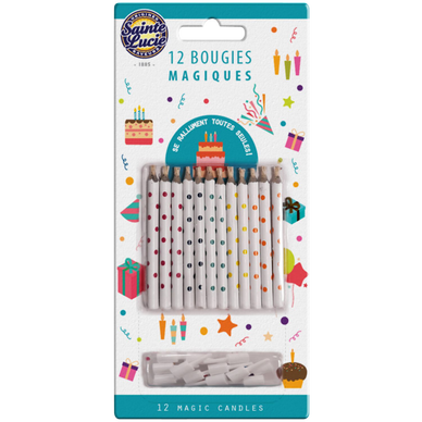 Bougies magiques SAINTE LUCIE, x12
