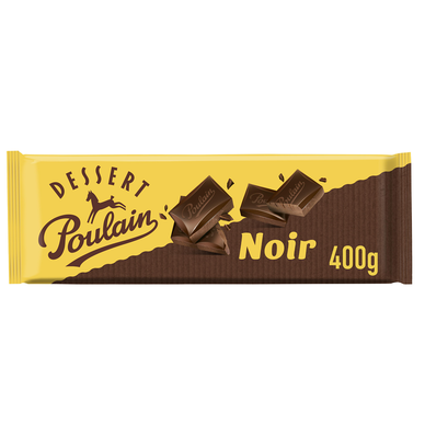 Chocolat noir dessert POULAIN tablette 400g