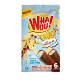 Crêpes fourrage goût chocolat blanc WHAOU! Fou x6 180g