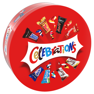 Chocolats assortis CELEBRATIONS, boîte métal 385g