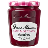 Confiture sans morceaux framboise BONNE MAMAN,  bocal 310g