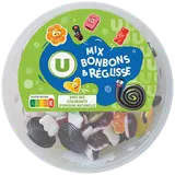 Assortiment de bonbons gélifiés réglisse bac 600g