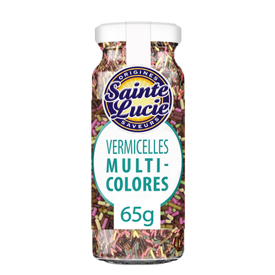 Vermicelles multicolores SAINTE LUCIE, 65g