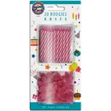 Bougies roses SAINTE LUCIE, x20