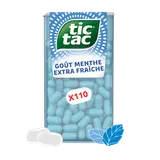 Bonbons TIC TAC x110 pastilles MENTHE EXTRA FRAÎCHE - 54g